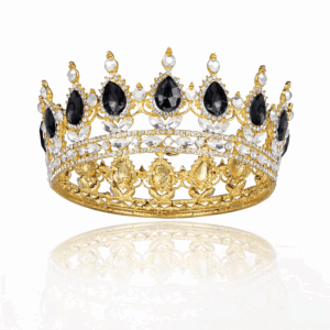 Angel King Crown Gold/Black